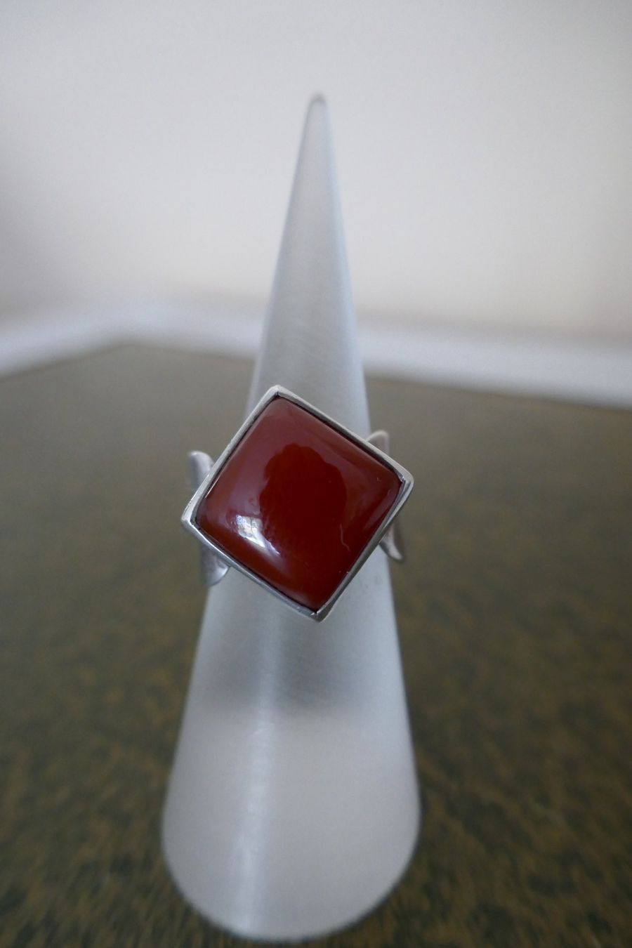 Ringe: Silberring Karneol – Neu (gemäss Beschreibung) aus Muttenz von einfach-schoen