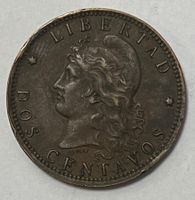 2 Centavos - Argentina , 1894