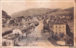 Seewen SZ // ca. 1910 Tram Strassenbahn Bahnhof