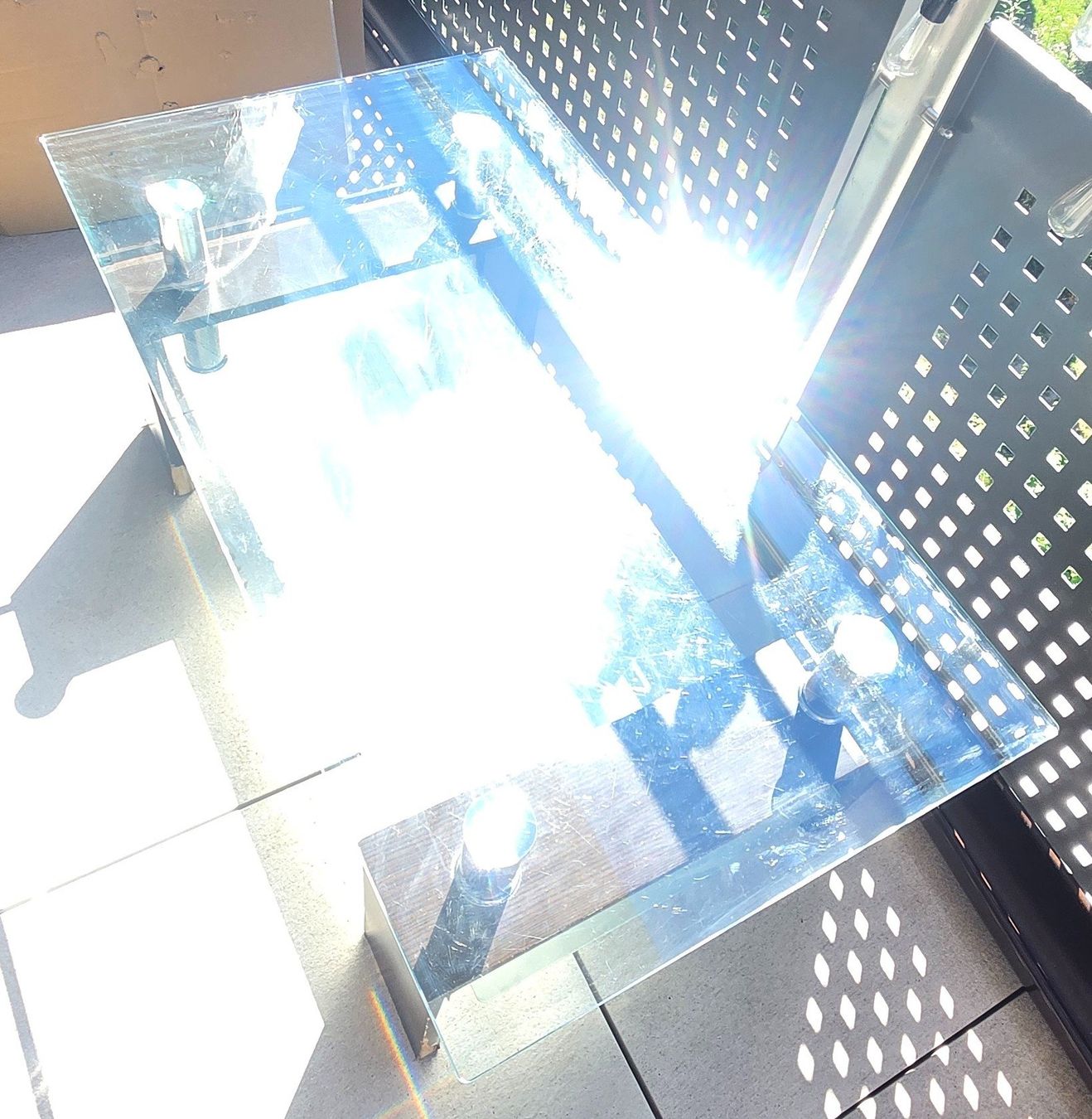 Tische: Table basse moderne en verre transparent – Gebraucht aus Collombey von pie_v5pv 4