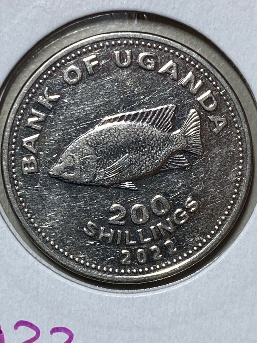 Tutti le monete: Ouganda - 200 Shilling - 2022 – Usato da Payerne venduto da Mike1682