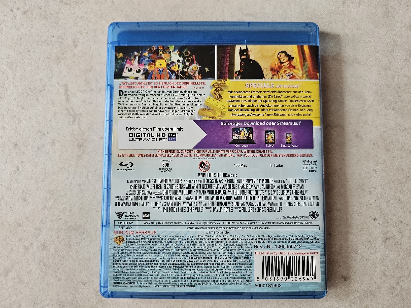 Tutti i DVDs: The Lego Movie  /  Bluray – Usato da Schneisingen venduto da backstore24 1