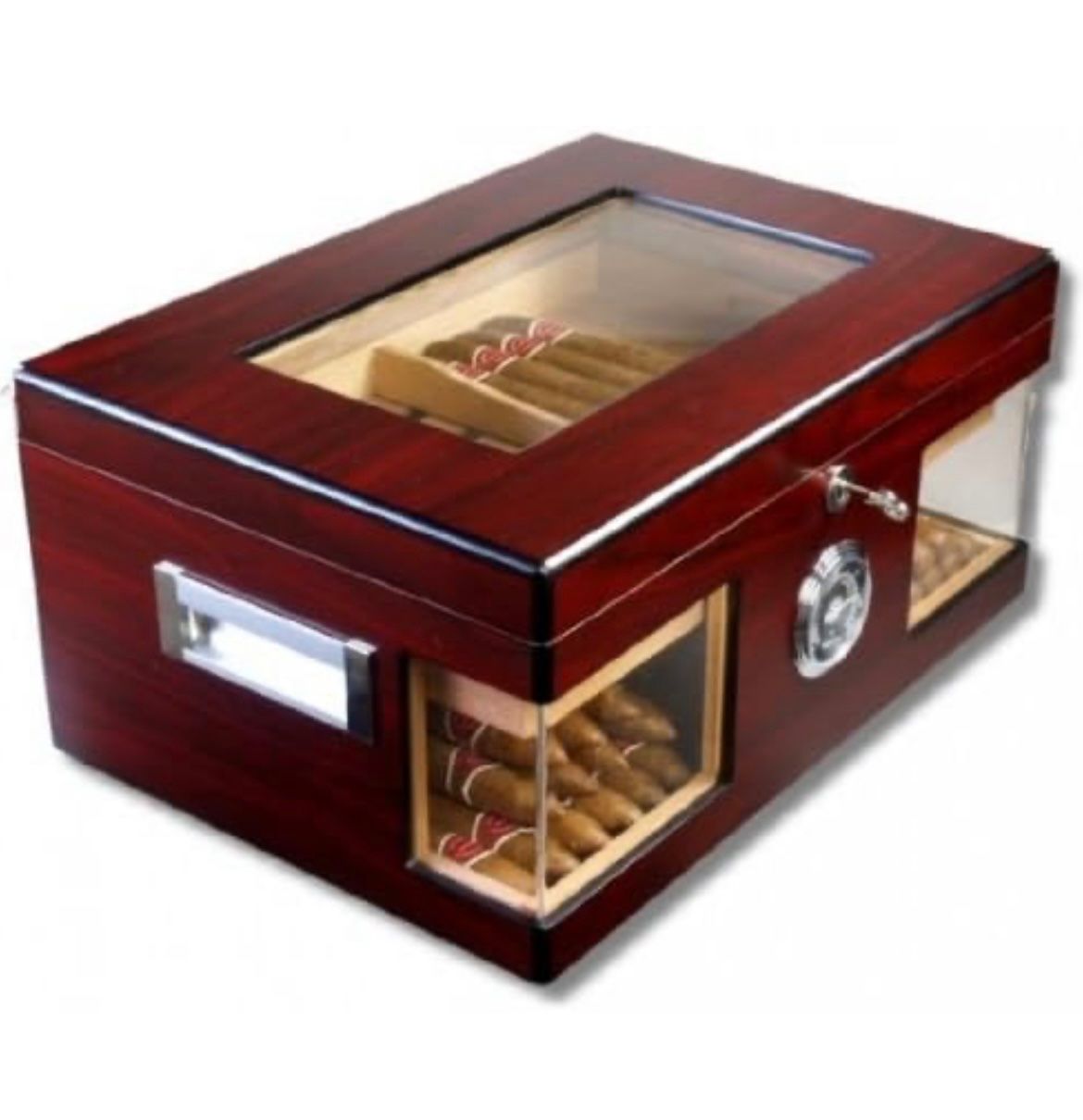Humidore: Kristallglas Humidor - Luxus – Neu und originalverpackt aus Weinfelden von Bauselina 3