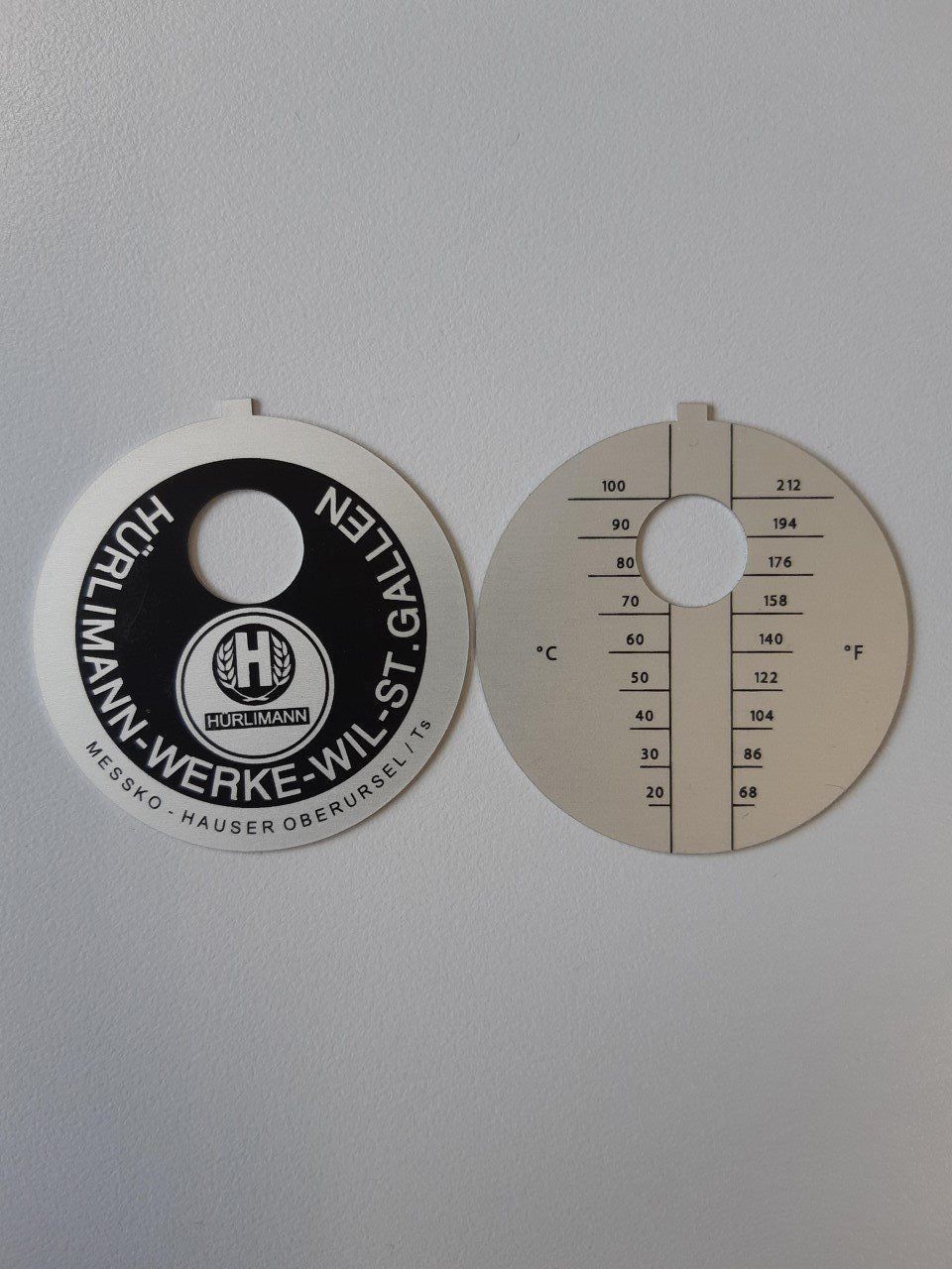 Hürlimann Traktoren: Hürlimann Kühler Thermometer Schilder – Neu (gemäss Beschreibung) aus Dürnten von Bachtel84 2
