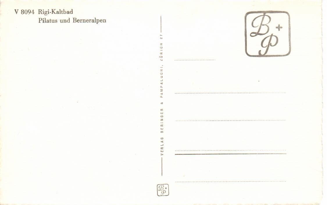 Ansichtskarten: Rigi – Gebraucht aus Wolhusen von Curver9 1