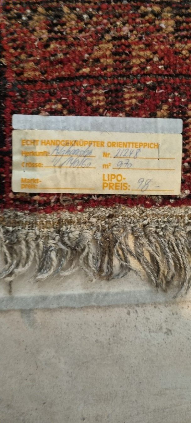 Tappeti: Kleiner Teppich Läufer Afghane – Usato da Flums venduto da Flumsantik 4