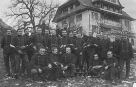 Militär // 1914 Waldenburg BL Kurhaus Schanz Battaglione 96