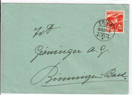 Brief, Frick - Binningen 1939