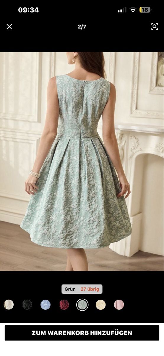 Shein Kleider: Sommerkleid mintgrün grösse S neu – Neu und originalverpackt aus Solothurn von frannnnca 4