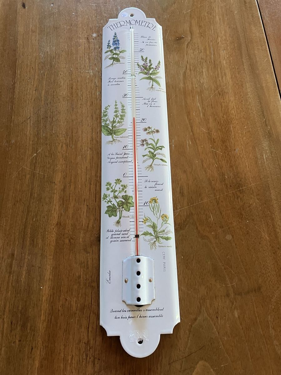 Altro per la casa: Thermometer, Emaille, Paris – Usato da Neftenbach venduto da 889095