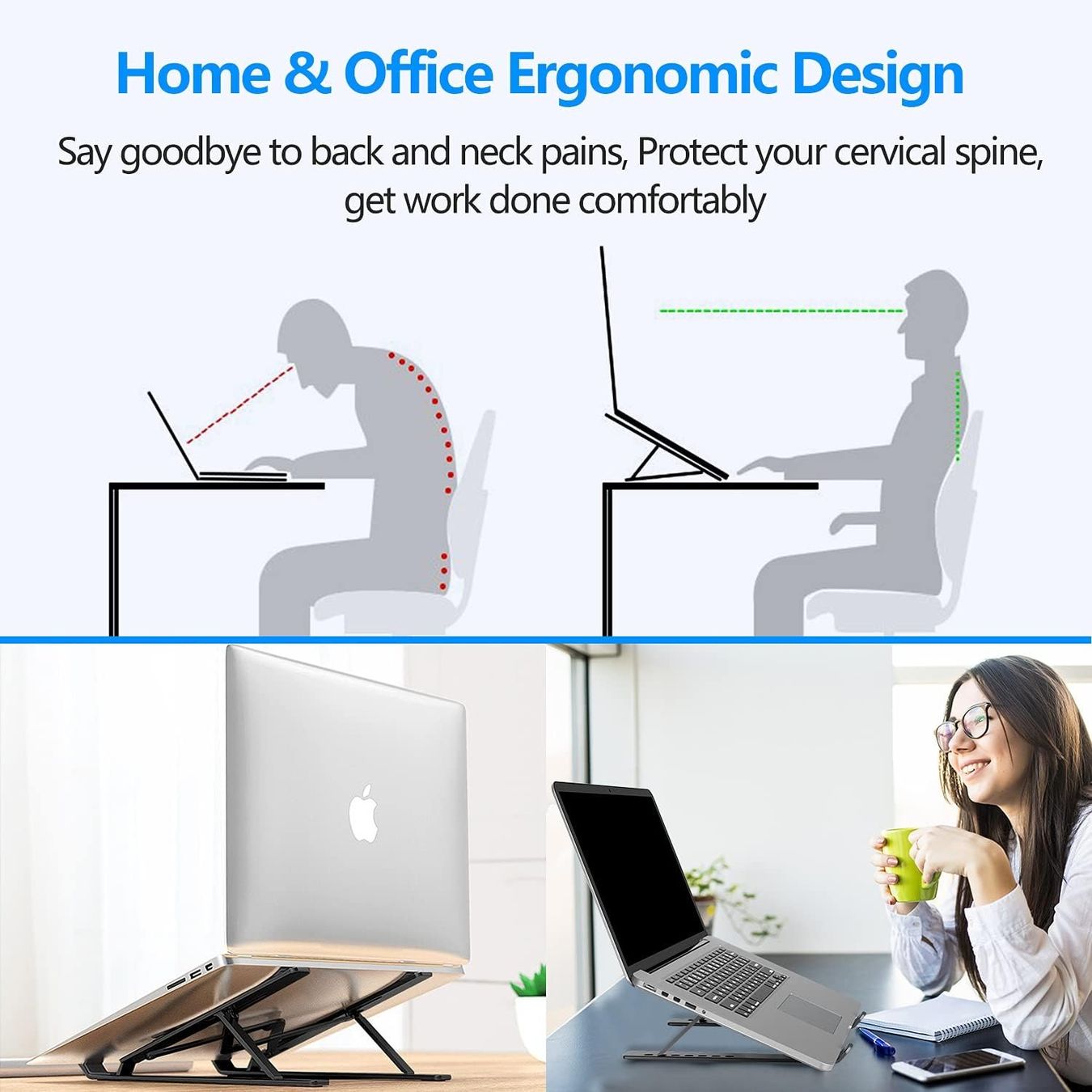 Altro in Decorazioni & Accessori: Laptop Ständer, 10-15,6 – Nuovo e nell'imballaggio originale da Nuglar venduto da SaleRitter 1