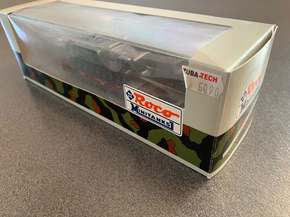 Roco H0 - 845 - Wagon De Marchandises Pour Trains Miniatures  1 Wagon Lourd Avec Vehicule Militaire Bergepanzer 2 Db