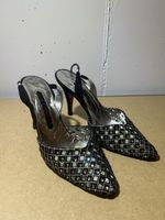 RENÉ CAOVILLA Vintage Slingback Pumps Gr. 6 – Strass & Spieg