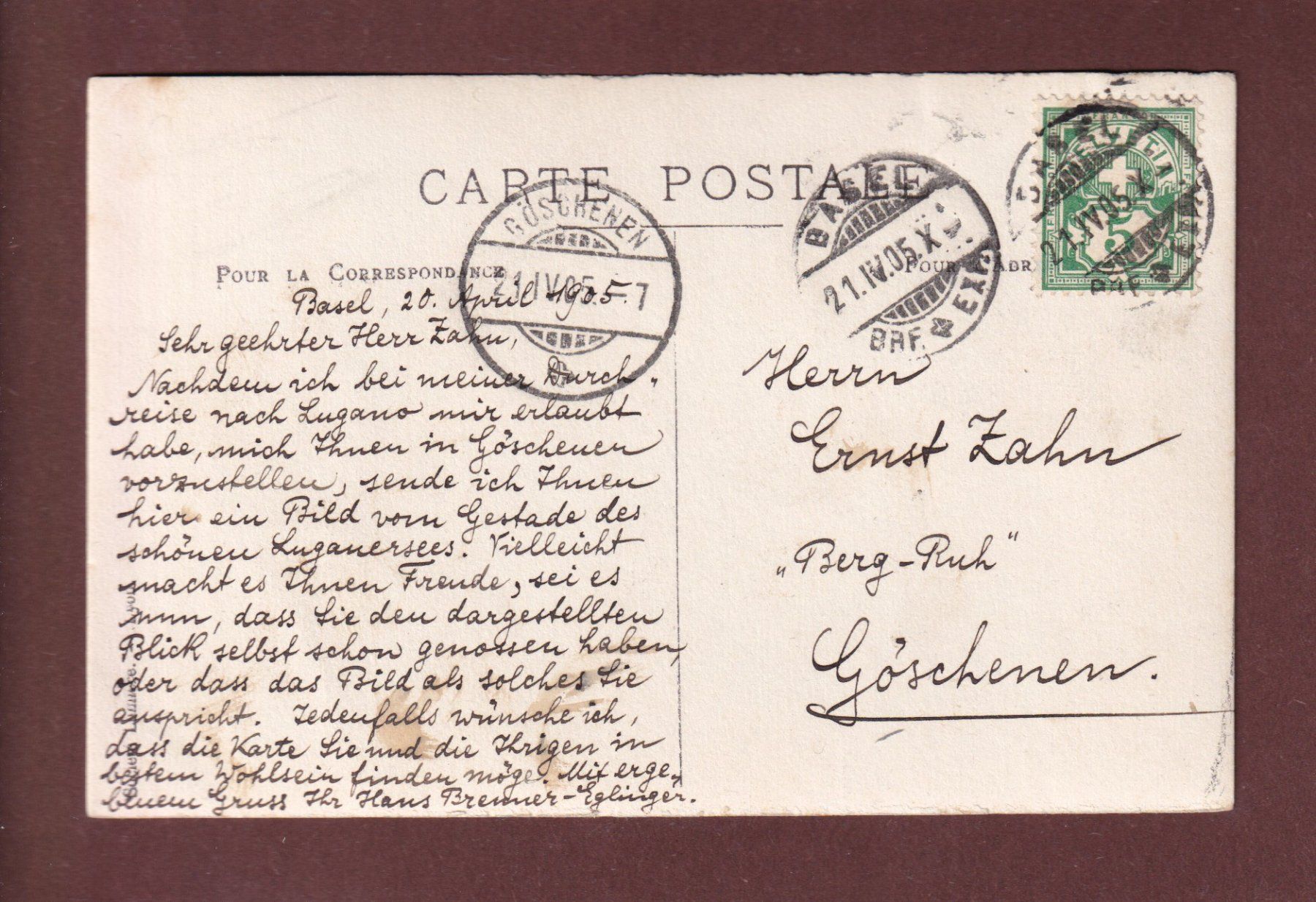Cartes postales: Foto - ORIA - Chiesa - 1905 – D'occasion à Pully par nicecards-shop 1