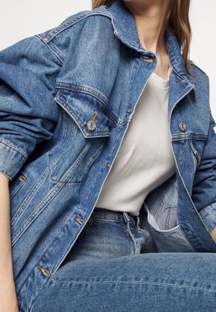 Frame Oversize Jeansjacke Grösse XS (wie S)