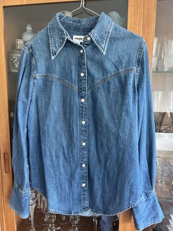 Chemise en jean Wrangler bleu taille XS bon état