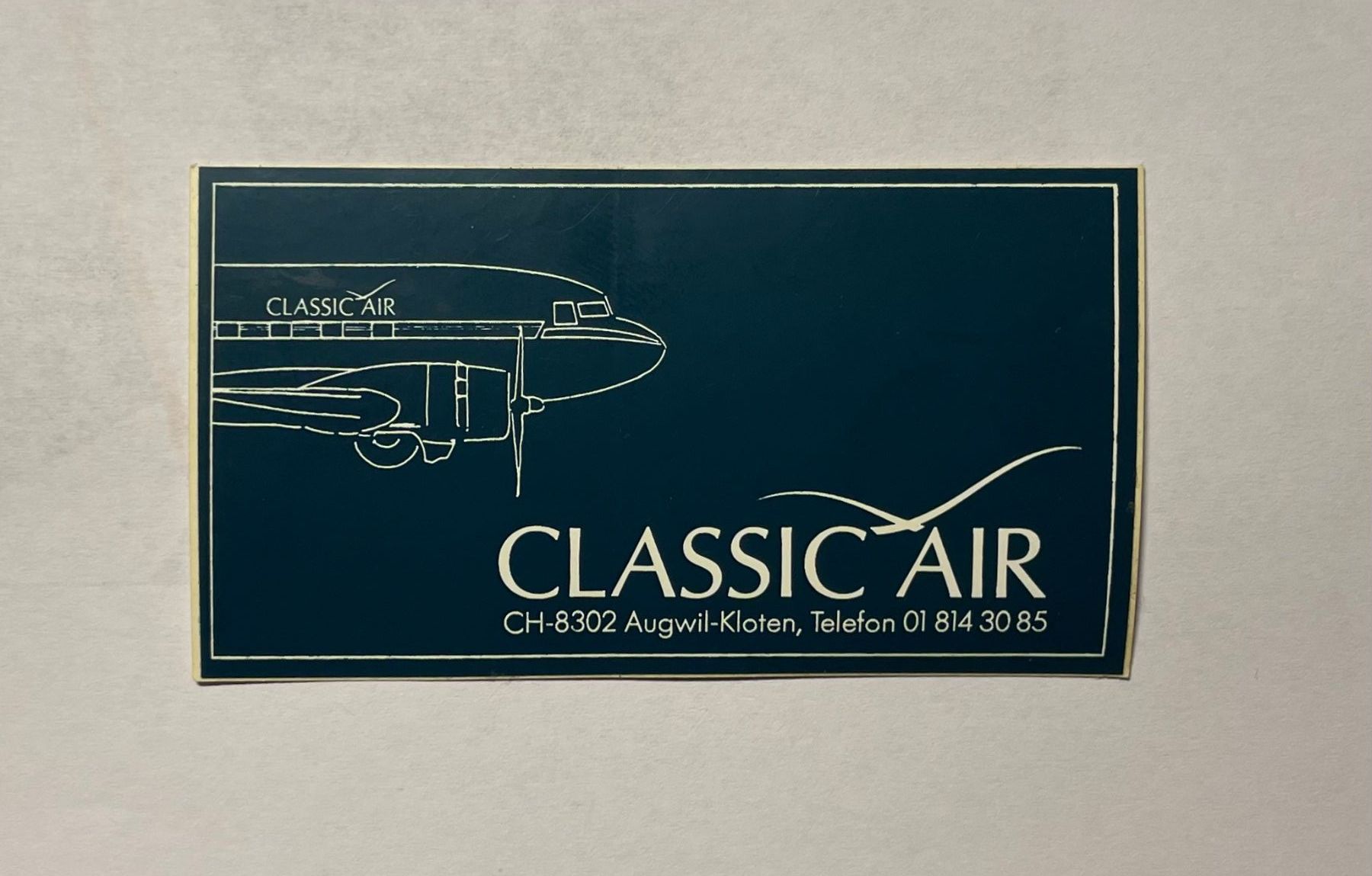 Sticker: Alter Kleber CLASSIC AIR Aviatik – Usato da Rümlang venduto da Darugach55