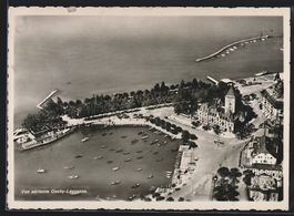 Ouchy-Lausanne, Ortsansicht mit Hafen, F
