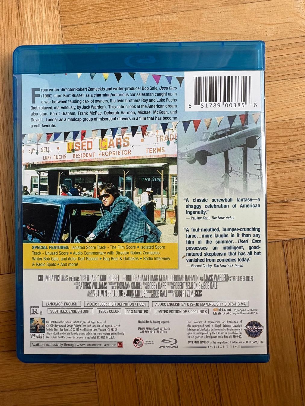 Tutti i DVDs: Used Cars - mit Booklet - Blu-ray – Nuovo (secondo la descrizione) da Zürich venduto da Malcom 2