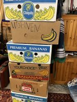 6 Bananenschachteln