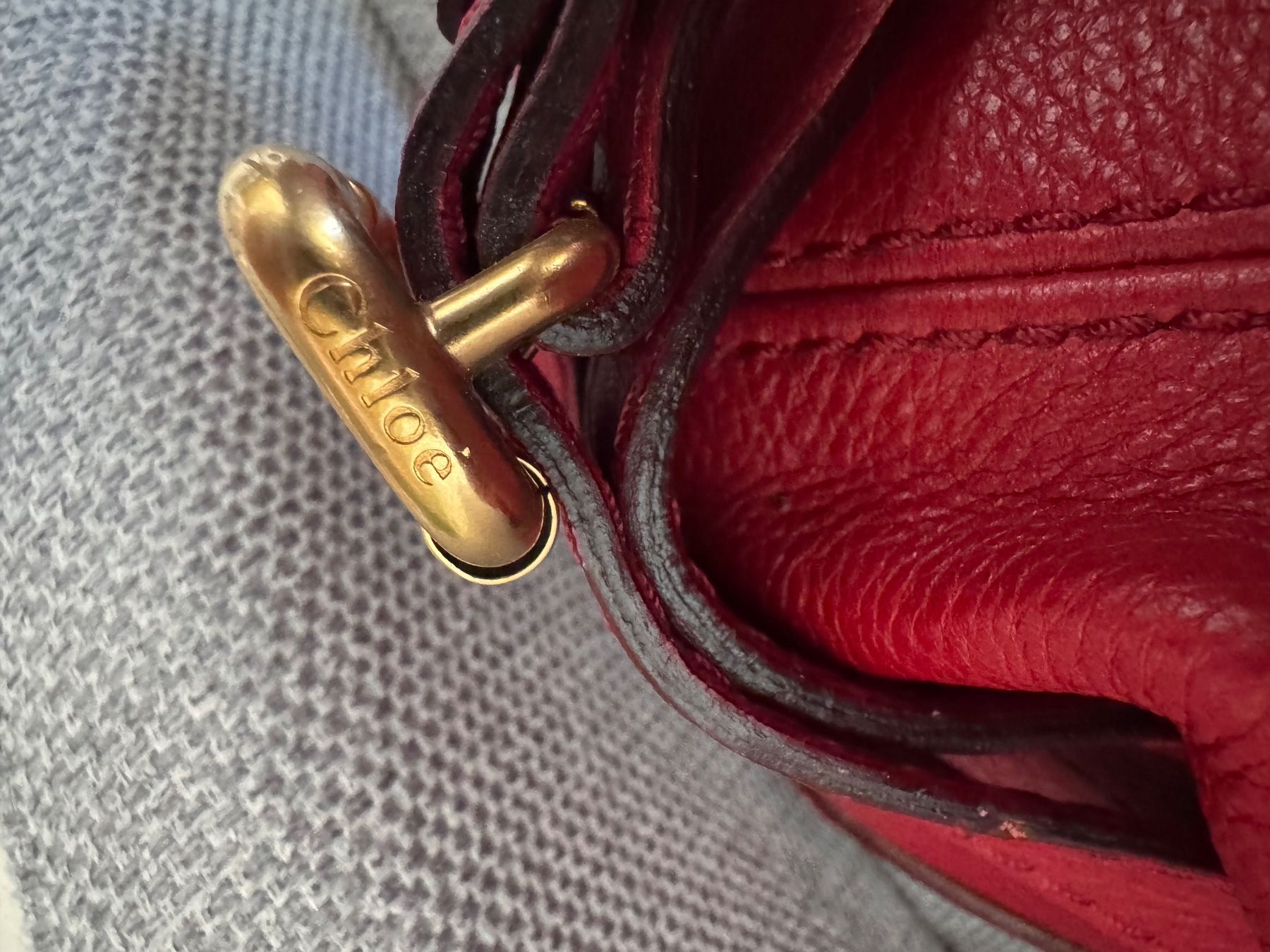 Chloé Borse da donna: Rote Chloé Paddington Dome Tasche – Usato da Balsthal venduto da armenharut 6