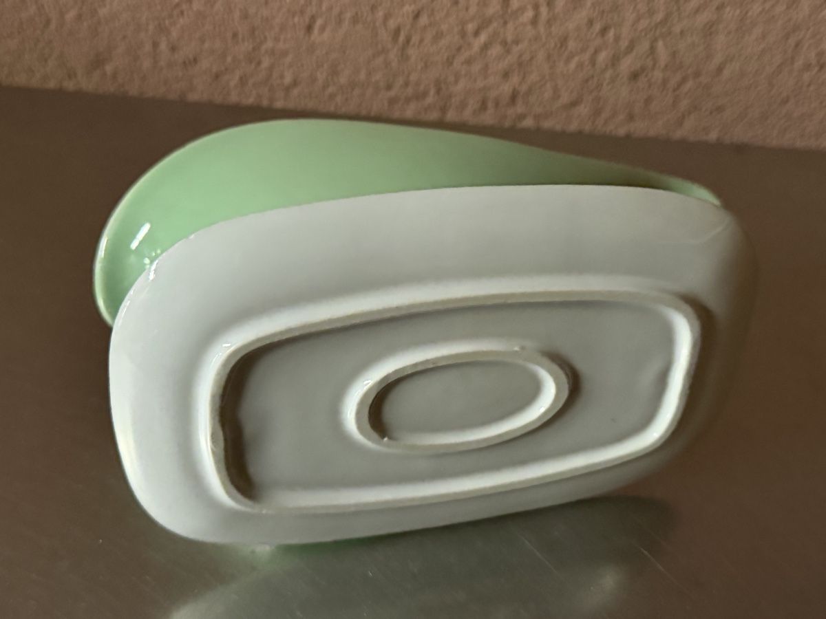 Rössler Ciotole: Rössler Sossenschüssel Sauciere Grün  – Usato da Deitingen venduto da Himhip 3