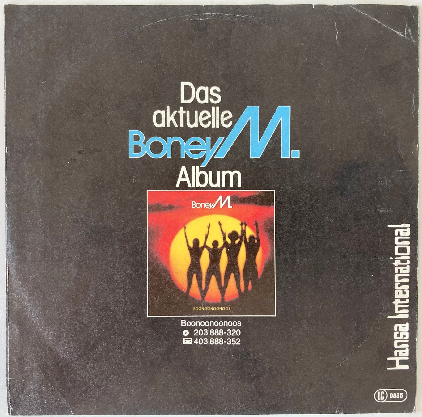 Dischi in vinile: BONEY M. - THE CARNIVAL IS OVER – Usato da Bottens venduto da hotter-than-hell 1