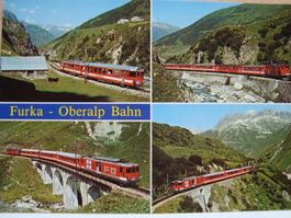FO Furka-Oberalp-Bahn mit verschiedene Aufnahmen