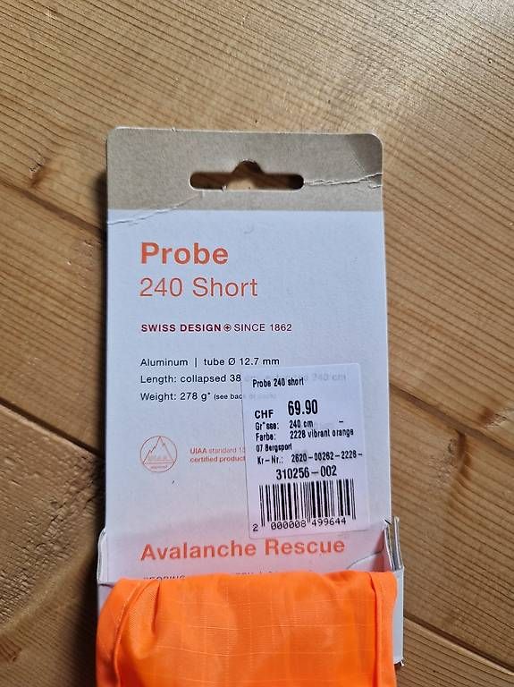 Tutti gli attrezzi: Sonde Mammut "Probe 240 short" – Usato da Massongex venduto da jen_g7yn