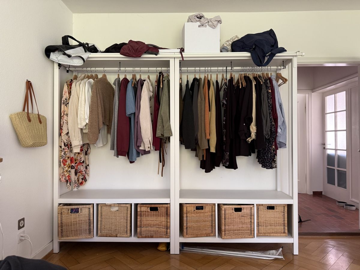 2x hemnes kleiderschrank offen inkl 6 körbe (gebraucht) in zürich