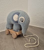 Sebra Häkel Nachziehtier Elefant 