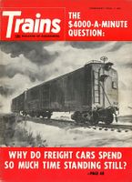 Zeitschrift Trains 02.1968, das wichtigste US-Eisenbahn-Heft