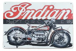 INDIAN MOTORCYCLES - Blechschild  (neu/OVP)