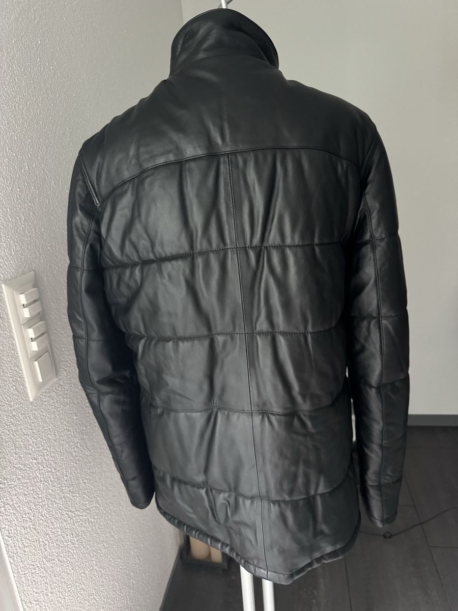 Giacche: Strokesman's Lederjacke Schwarz Grösse 52  – Nuovo (secondo la descrizione) da Olten venduto da bir_k96n 3