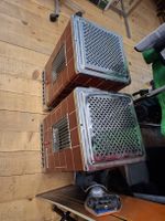 2x Planeta Infra-Strahlkamin Heizlüfter, Vintage Rarität! 