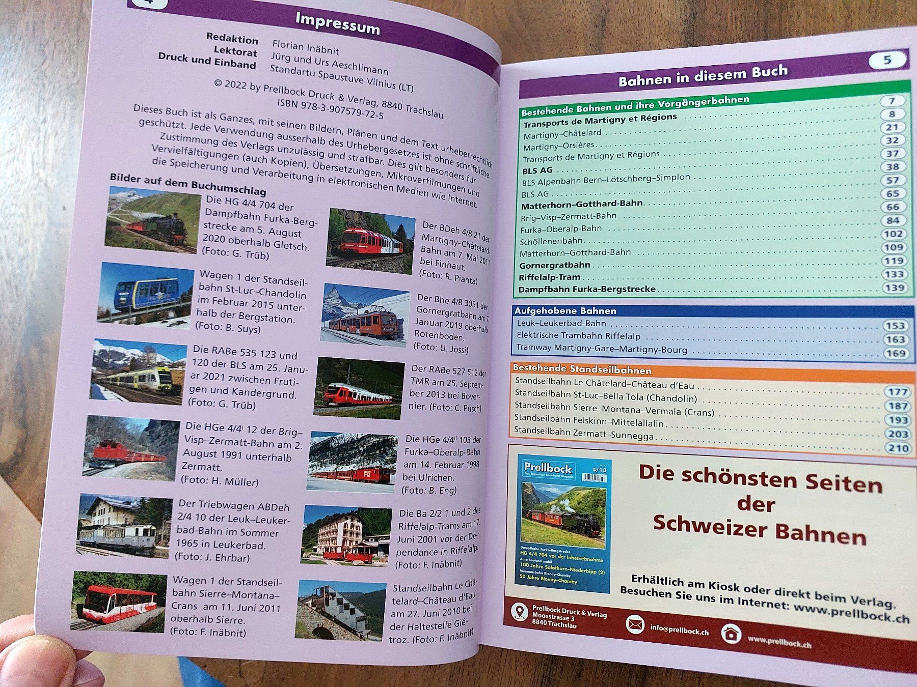 Bücher: Schweizer Bahnen Band 3 - Wallis - Prellbock – Gebraucht aus Schönenwerd von Steidi 1
