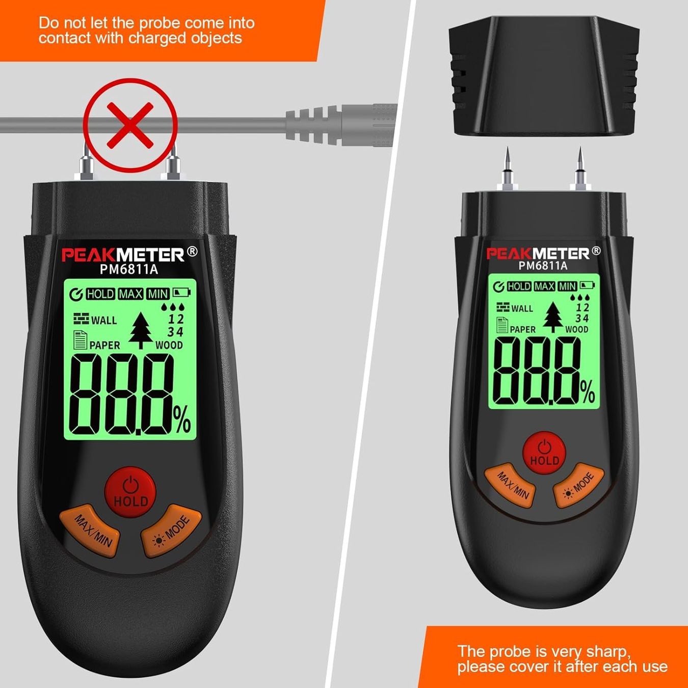 Misurare: Feuchtigkeitsmesser Mit LCD-Display – Nuovo e nell'imballaggio originale da Geneve venduto da Titi2008 9