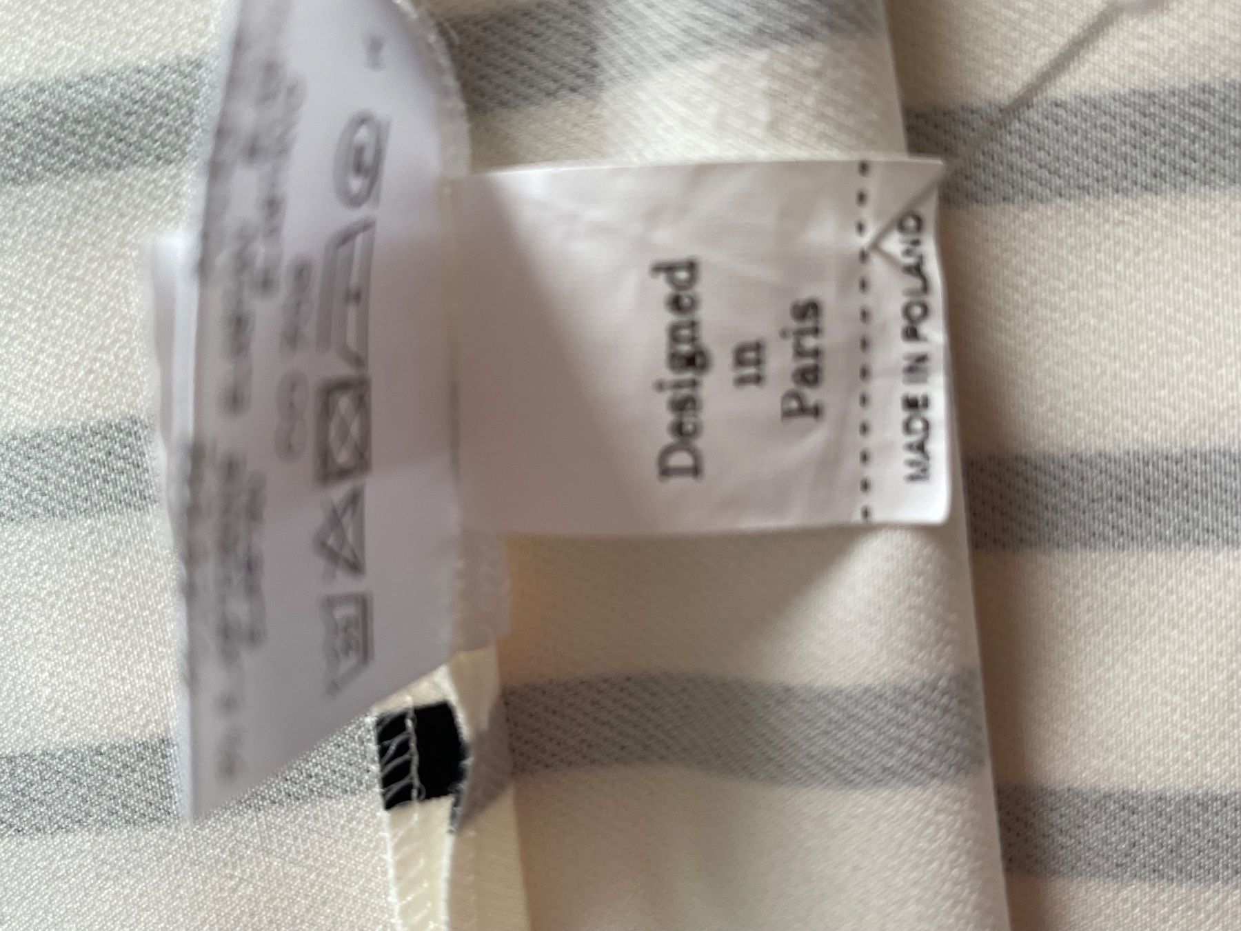 Top: WEILL Paris Sommertop gestreift, Gr.42 – Usato da Meggen venduto da tulipe21 3