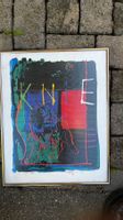 Zirkus Knie, Gemälde, Löwe & Clown 40x51.5cm