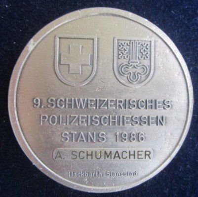 Medaglie: 9. Schweizerisches Polizeischiessen Stans 1986 – Nuovo (secondo la descrizione) da Luzern venduto da Horoskop1
