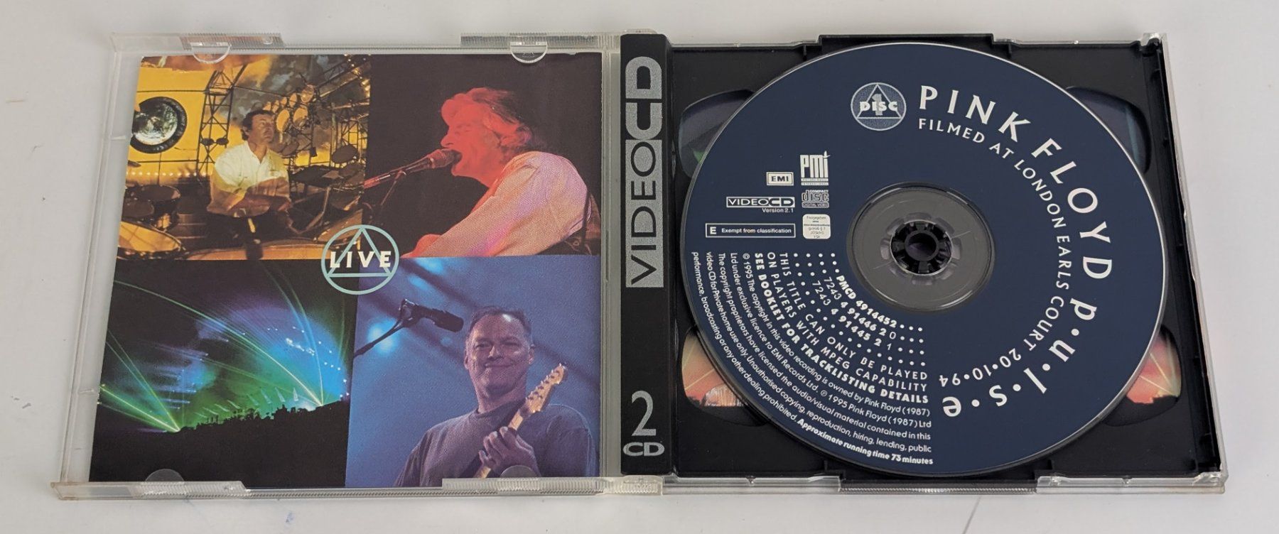 CD: Pink Floyd - Pulse (P.U.L.S.E.) - Seltene Video CD Edition – Usato da Zürich venduto da 1.Simon 2