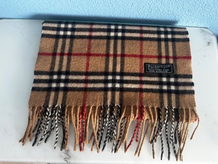 Original Burberrys Schal 100% Lambswool Made in England