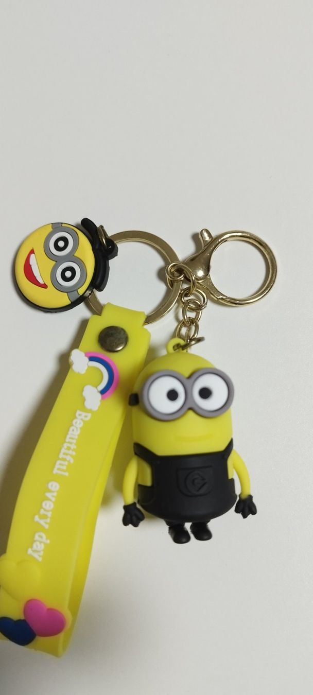 Portachiavi: Schwarzer Minion-Schlüsselanhänger – Nuovo e nell'imballaggio originale da Winterthur venduto da deb_c6qh