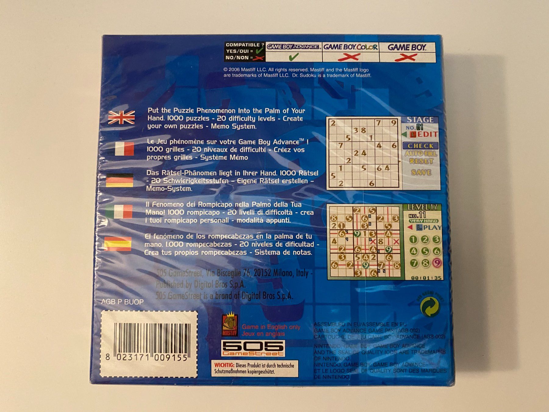 Nintendo Giochi: Dr. Sudoku - GBA - OVP - Sealed – Nuovo (secondo la descrizione) da Zürich venduto da Mephisto87 1