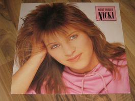 2 LP NICKI - GANZ ODER GAR NET / KLEINE WUNDER