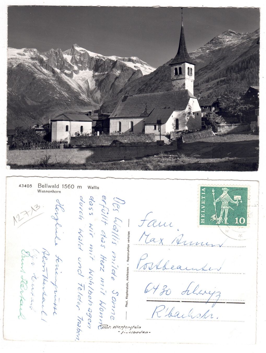 Cartes postales: Bellwald – D'occasion à La Tour-de-Peilz par amjust