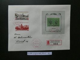 CH 1943 Brief mit W18, B20+B21