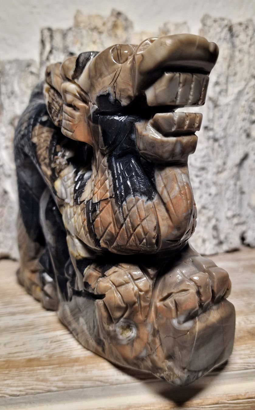 Minerali & Pietre curative: Vulkan Achat Chinesischer Drache 1.5kg – Nuovo (secondo la descrizione) da Matzingen venduto da Shay_Crystalz 3