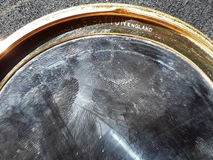 Cura del viso: Original Compact Puderdose RMS Queen Elizabeth ca. 1950 – Usato da Zürich venduto da sanwit 9