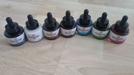 Talens Ecoline flüssige Wasserfarben, teilweise angebraucht